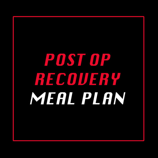 Post Op Recovery Meal Plan